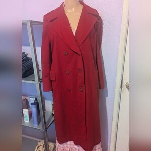 Pendlenton Women's Double-Breasted Red Coat